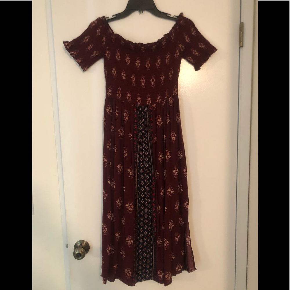 Target off the shoulder midi dress